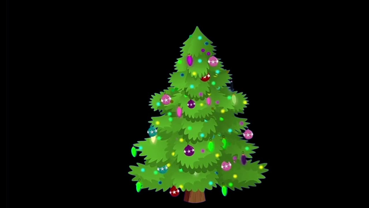 christmas tree black screen video | black screen christmas tree video