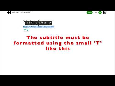 Formatting the kicker,