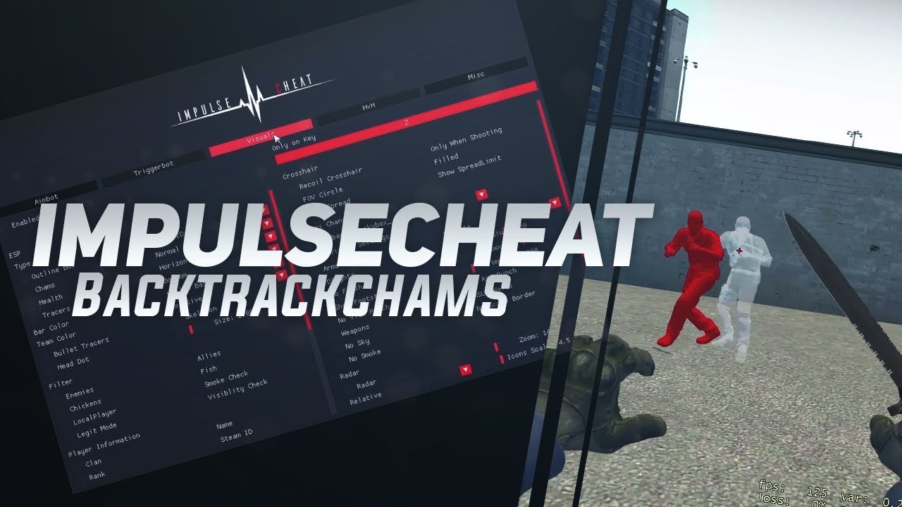 CS:GO | Backtrack Chams | impulsecheat [test]