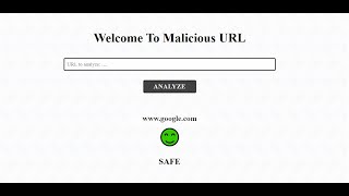 Malicious url detection using machine learning