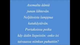 Video thumbnail of "Juha Tapio - Sitkeä Sydän Lyrics"