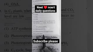 Neet ♥️ ncert daily questions practice✌️#neet2024 #neetexam #neetpreparation #neetaspirant #neetlife