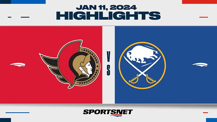 NHL Highlights | Senators vs. Sabres - January 11, 2024