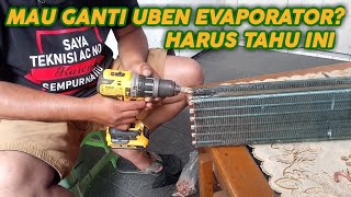 MAU GANTI UBEN EVAPORATOR?HARUS TAHU INI || AC SHARP 2PK UCY || GANTI UBEN || AC SHARP EROR F0