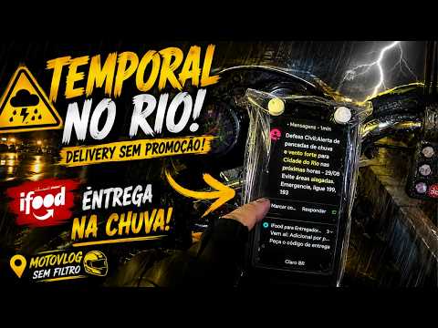 Chuva e entregas ifood: o que acontece quando tudo dá errado?