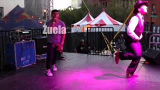 Adrian Brizz, Zuela & #EDMex performing live @ #LACinco Placita Olvera, Los Angeles, CA.