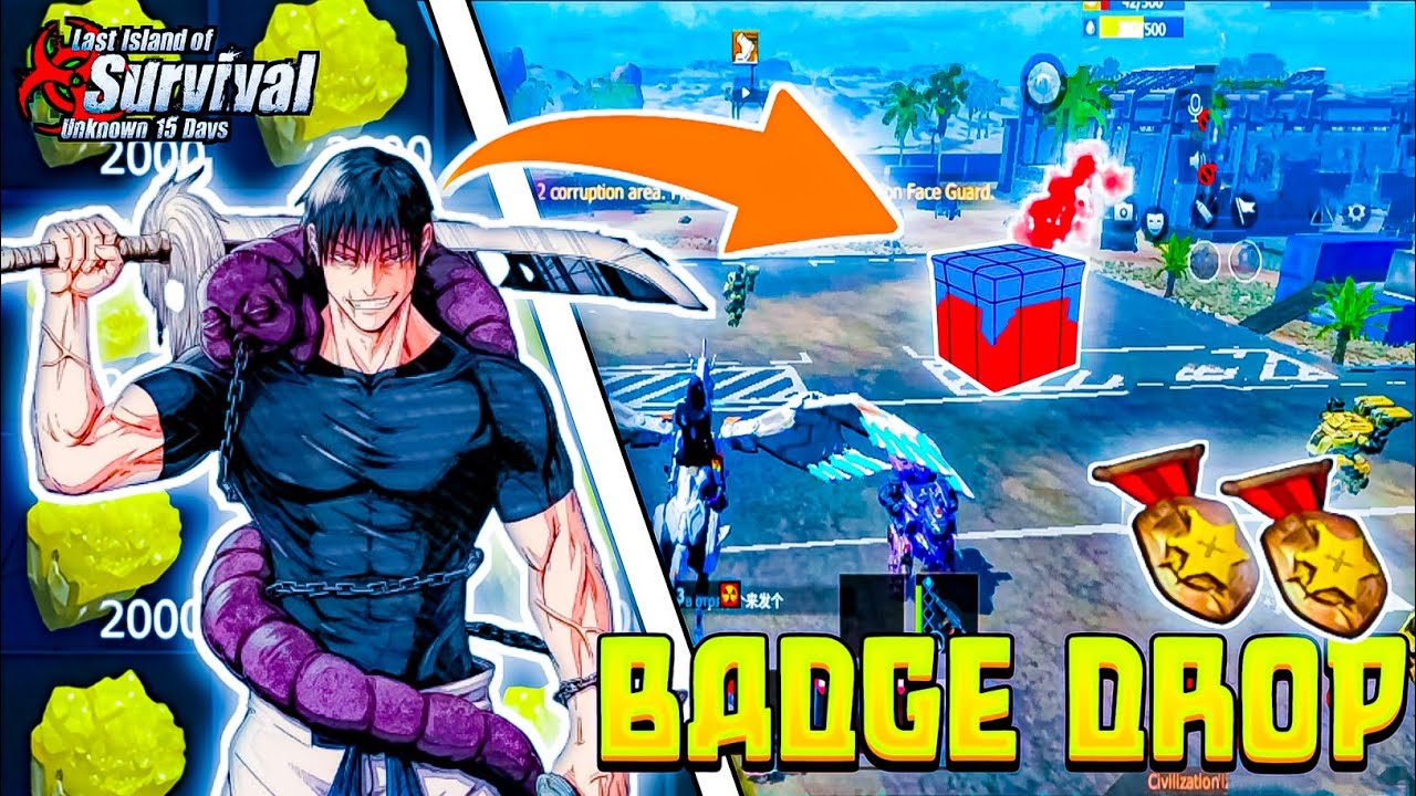 Last island of survival New rampage server badge drop 😍🥰🥰😍 - YouTube