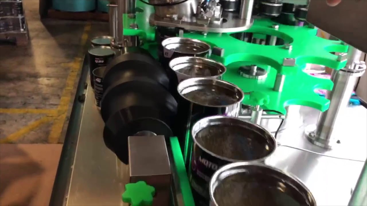 Lube Oil Can Filling Seaming Machine 5L 6000 Can Per Hour ( Lube Oil