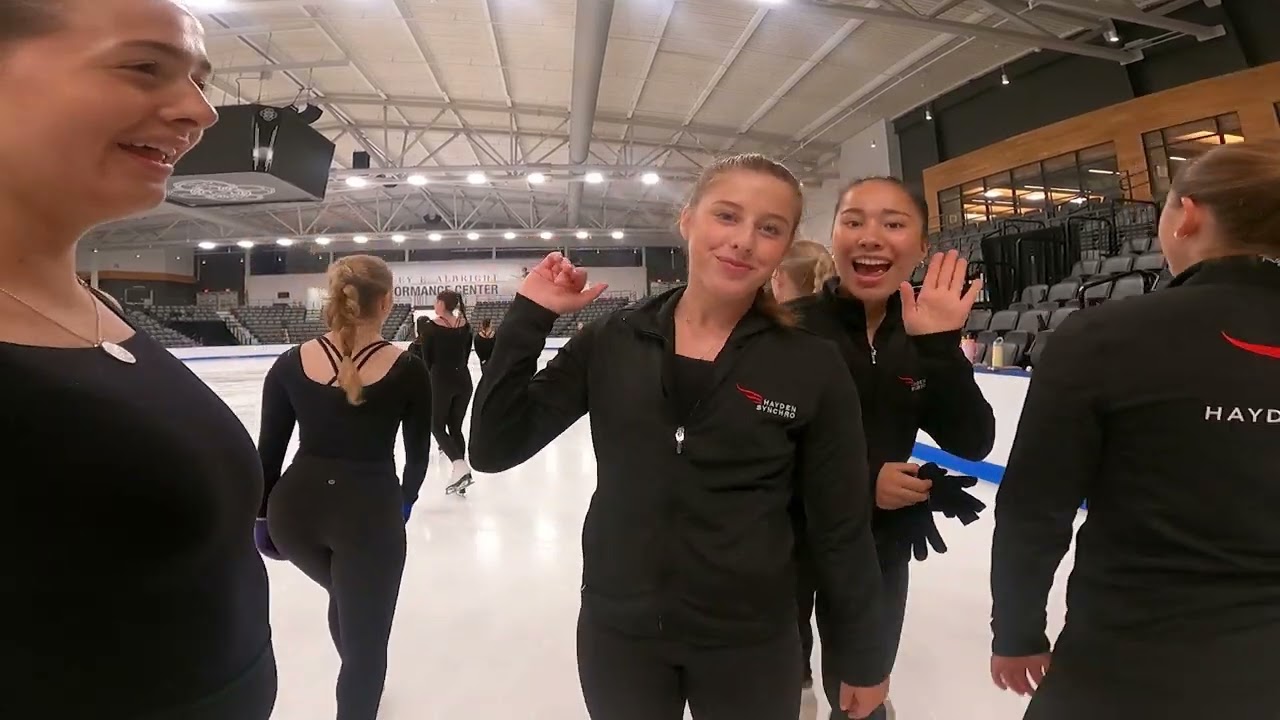 POV: Тренировка с командой по синхронному катанию «Хайденеттс»