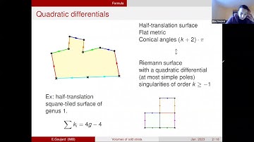 Elise Goujard (Universit´e de Bordeaux) 26.01.2023