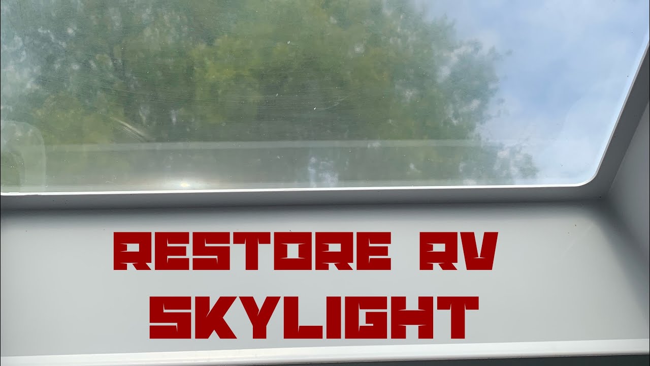 How To Clean RV Bathroom Skylight YouTube