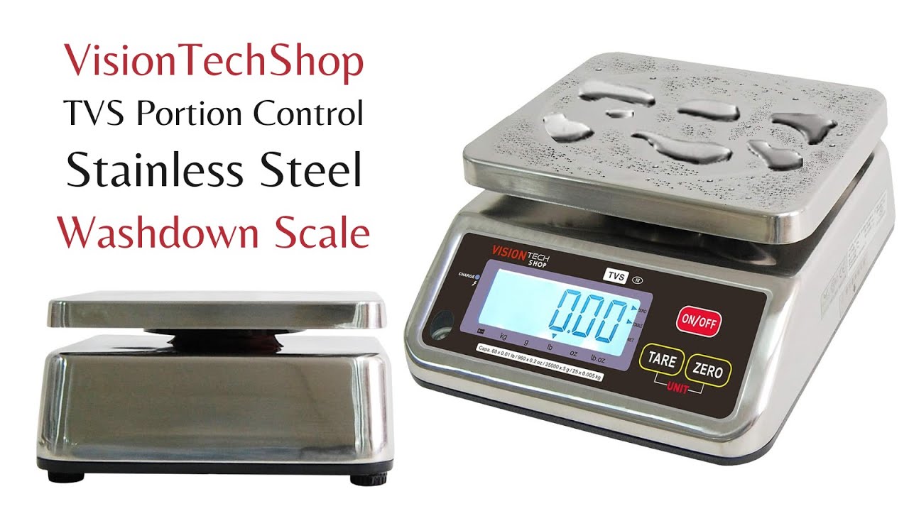 VisionTechShop TVS Portion Control Washdown Scale | $100k Bonuses in Description