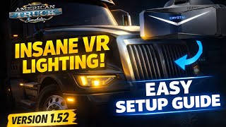 American Truck Simulator Setup Guide v1.52 Pimax Crystal Light also works with Euro Truck SIm 2 #ats
