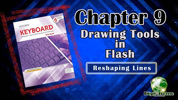 Reshaping lines in Flash CS3 - Book 6 | Chapter #9 | Video #10