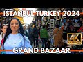 Istanbul turkey 2024 grand bazaarfake market full walking tour 4k ultra 11 february