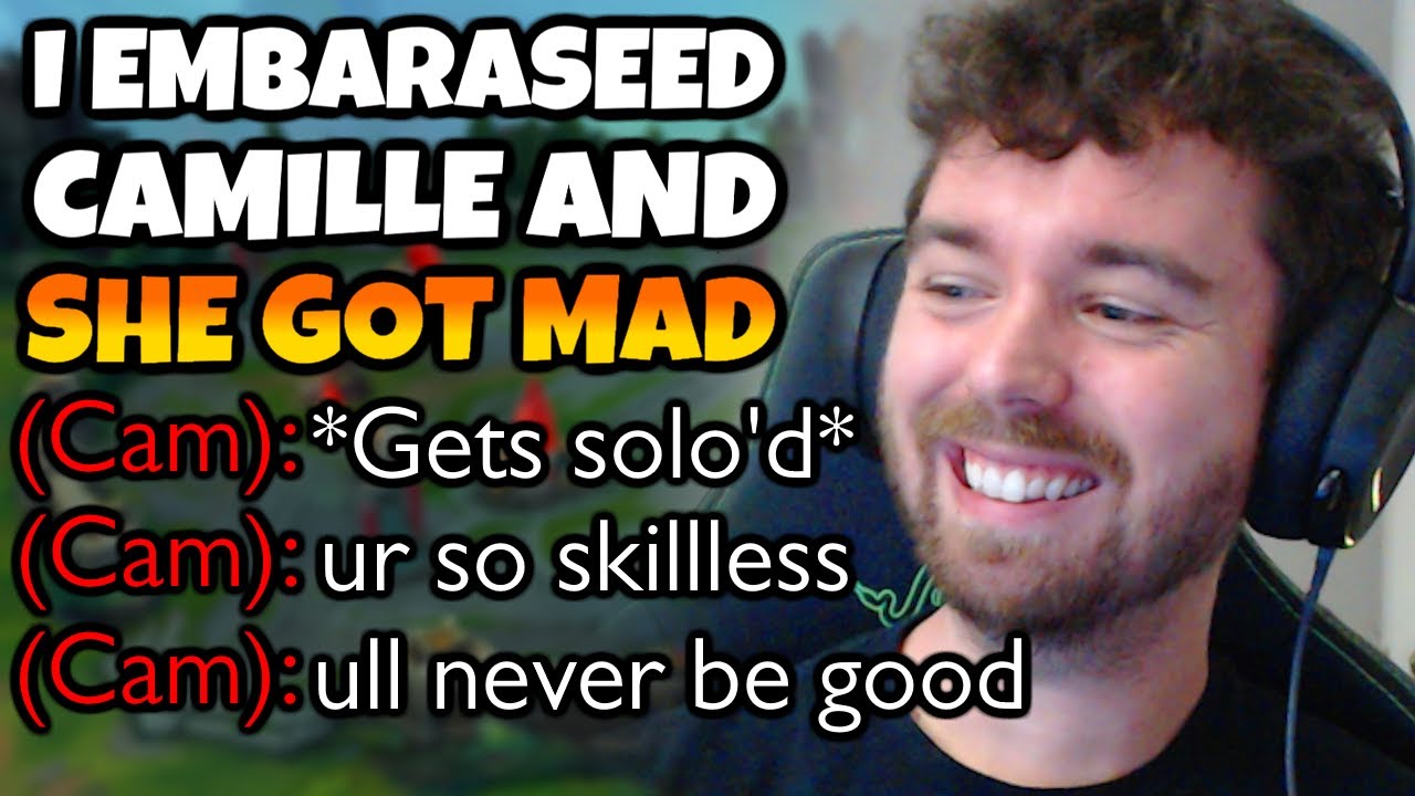 Camille was not happy about being solo killed by my Hwei. (Definitely not a skill issue right?)