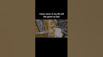 Minecraft Leave Moment