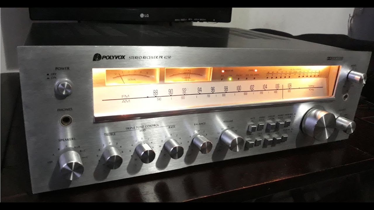 Receiver Polyvox PR 4250 - Top de Linha Revisado - SOM VINTAGE 80 - YouTube