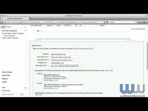 Google AdWords - Text Ads