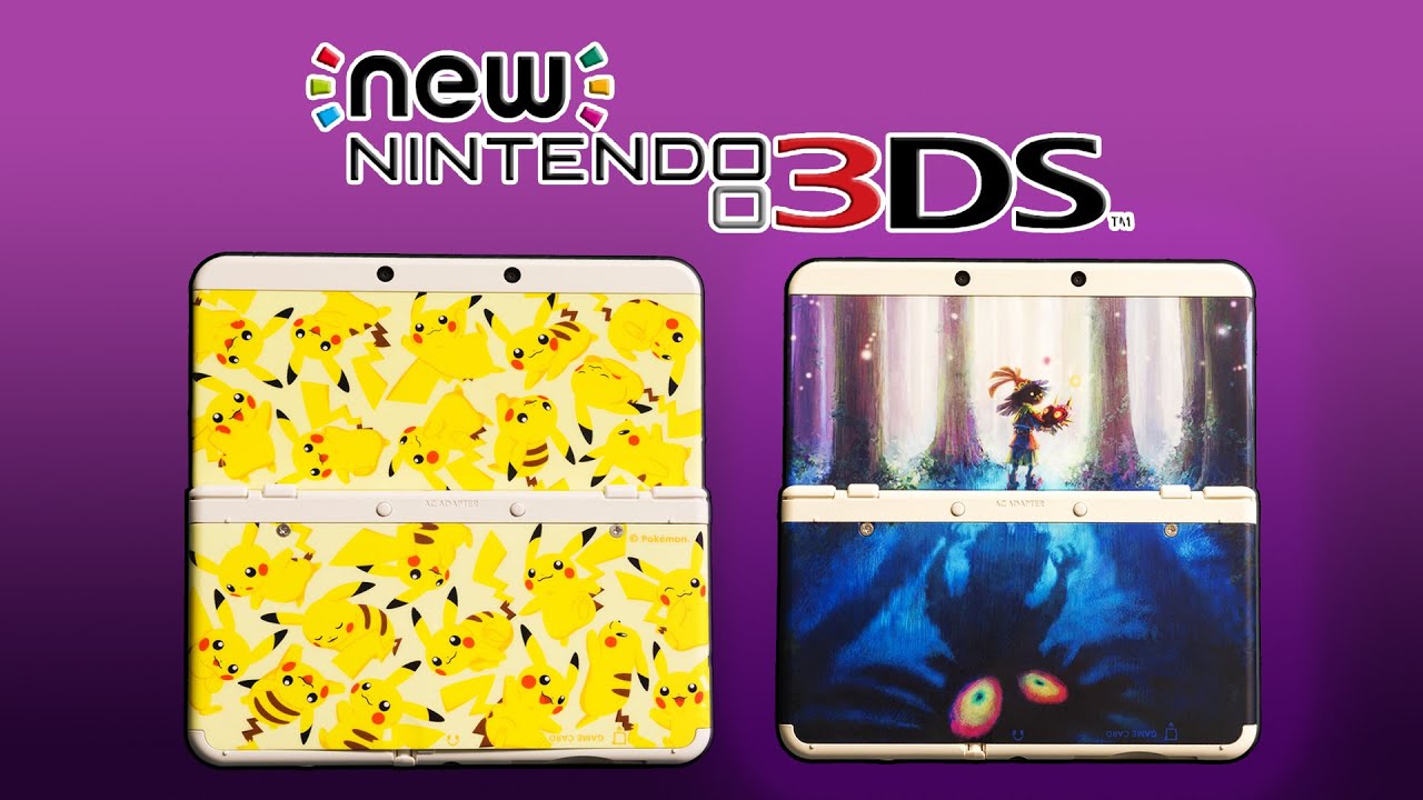 Pikachu and Majora's Mask Cover Plates for New Nintendo 3DS YouTube