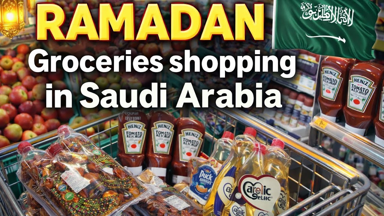 RAMADAN GROCERIES SHOPPING IN SAUDI ARABIA 🇸🇦 @Rifatsaudivlog 