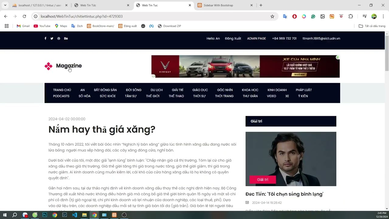 source code web tin tức Php mysql