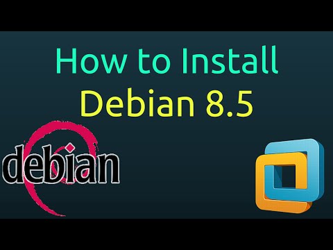 How to Install Debian 8.5 on VMware Workstation or VMware Player Step by Step Tutorial [HD]