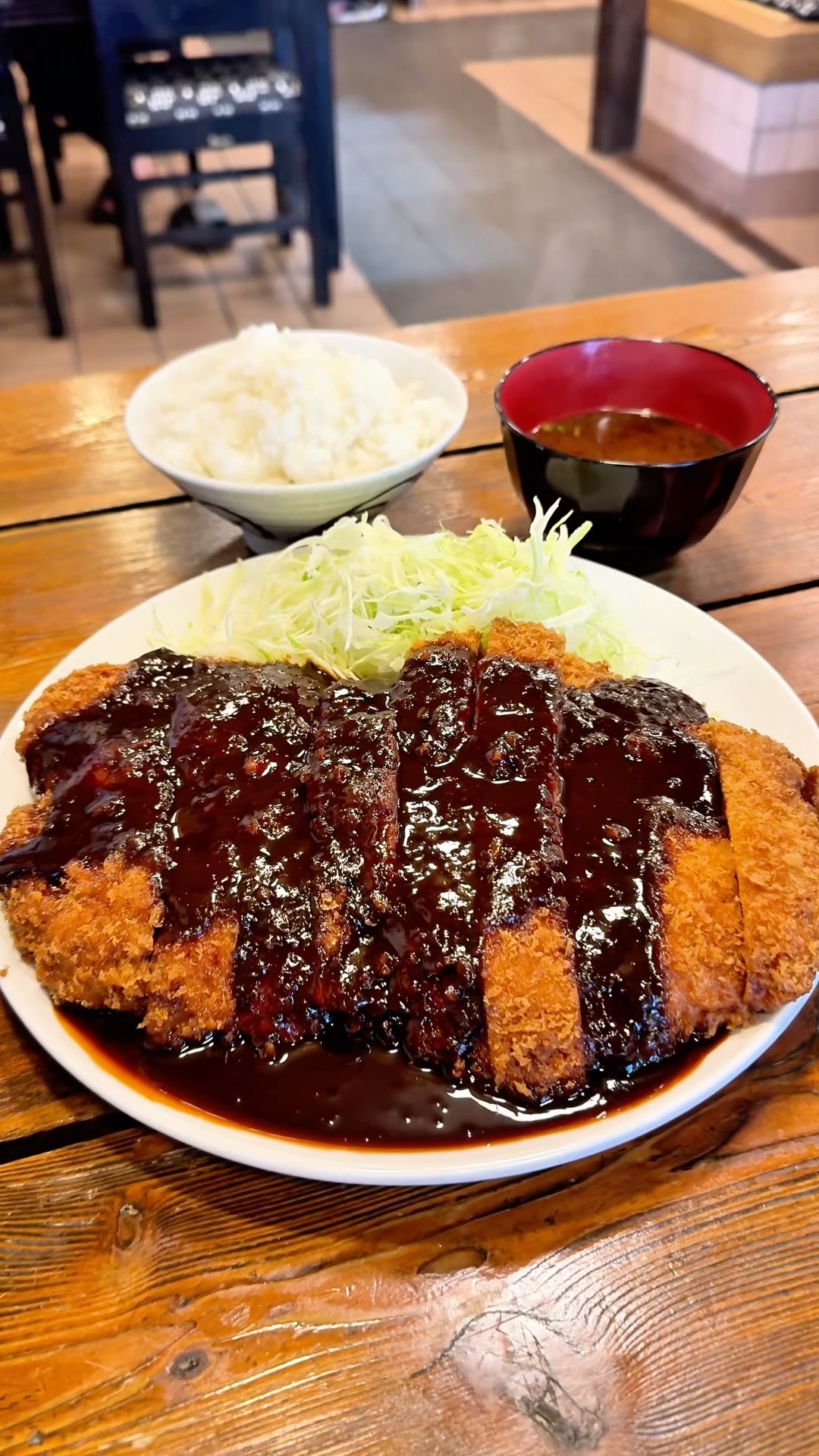名古屋のソウルフード！世界一大きい巨大味噌カツ】#japanesefood