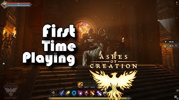FIRST Time Playing Ashes of Creation and It