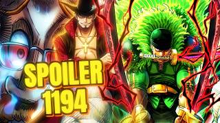 SPOILER ONE PIECE 1194 !! ZORO MODE BANDANA !! HAKI RAJA YANG SIAP BANTAI SOMMERS !!