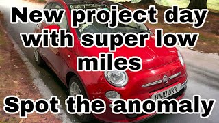 Copart Cat N Fiat 500 with super low miles