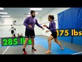 175 lb Jiu Jitsu Purple Belt VS 285 lb Wrestler