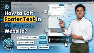 How to Edit Footer Text in Wordpress Website?