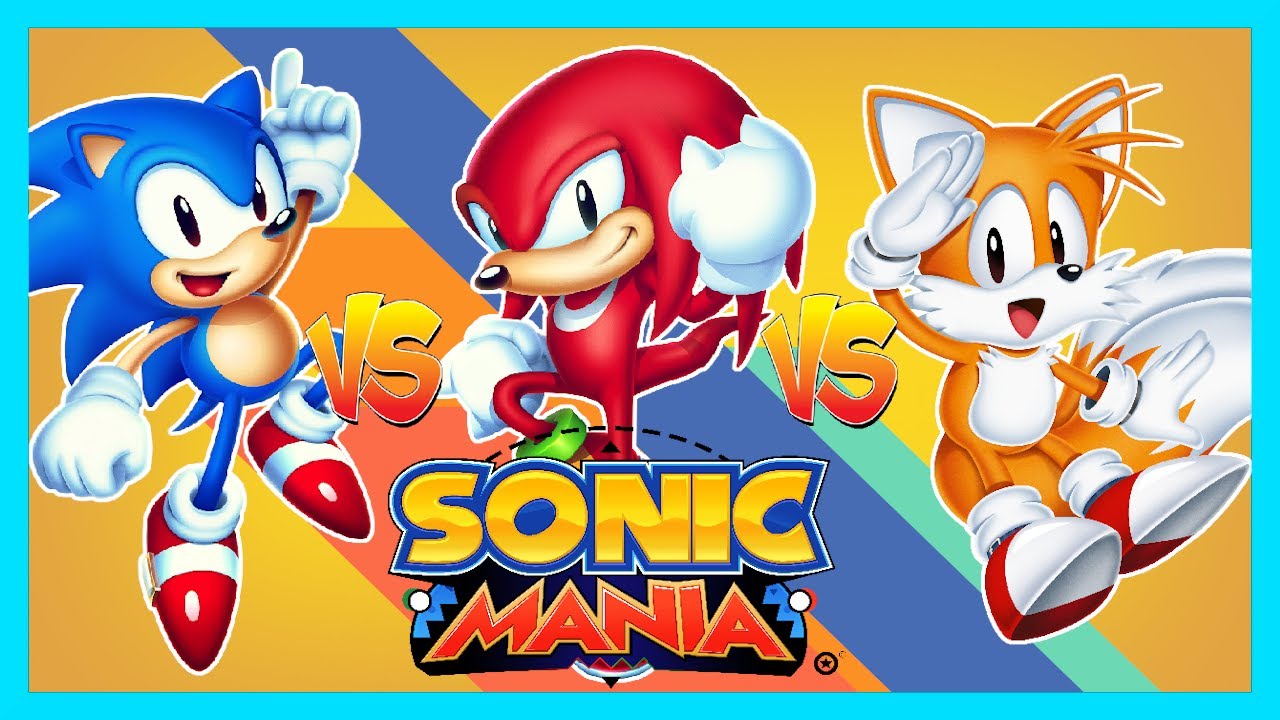 Knuckles, Tails and Sonic play Sonic Mania: Competition mode! - YouTube