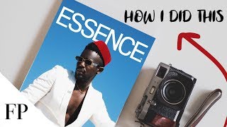 how I shot and edited this ESSENCE Magazine Cover screenshot 5