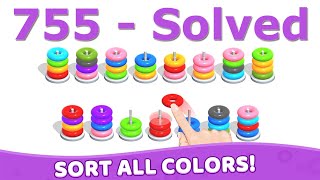 Color Hoop Stack - Level 755