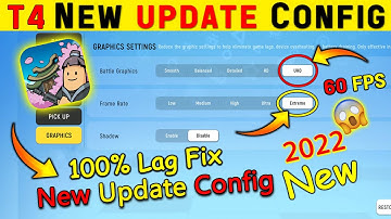 Sausage Man T4 New Update Config 100% Lag Fix 60 FPS 1GB 2GB 3GB 4GB Ram No Ban & No FPS Drop