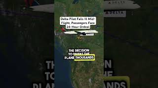 Delta Pilot Falls Ill Mid-Flight, Passengers Face 24-Hour Ordeal #shorts