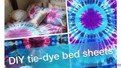 How To DIY: Tie-Dye Bed Sheets & Pillowcases!!