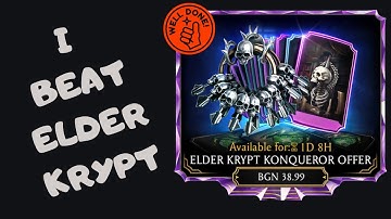 I beat ELDER KRYPT on my beginner account. Was it worth it?