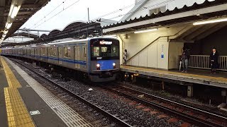 西武20000系 20107F 萩山駅到着～発車 '19.03.07