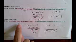 Geo 1-5 Angle Relationships