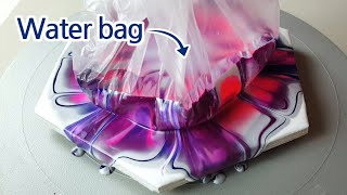 (724) Water bag dip technique | So beautiful flower | Easy Painting for beginners | Designer Gemma77