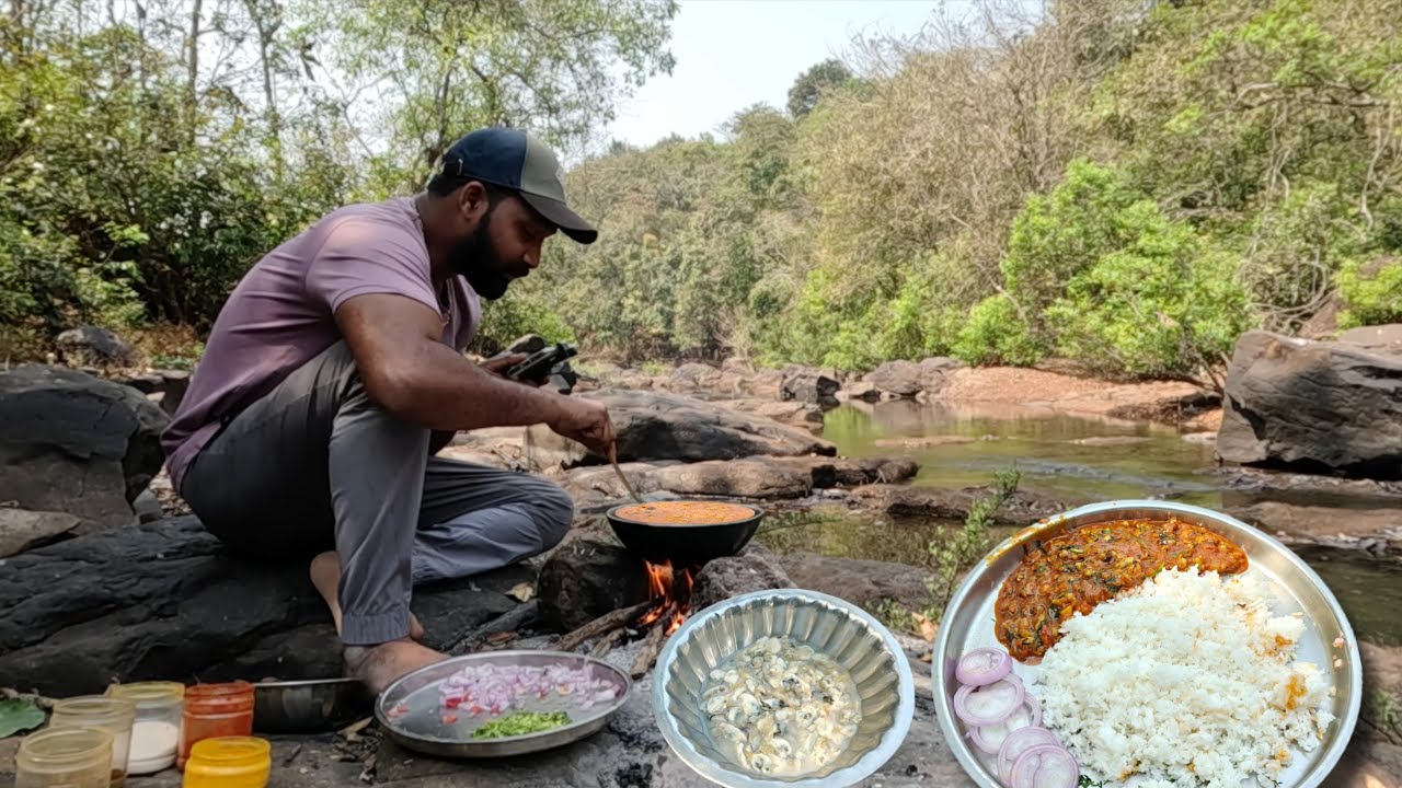 समुद्रावरती कालवं काढून जंगलात बनवली भन्नाट रेसिपी , कालवा रेसिपी | Oyster recipe @TejaGurav 