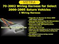 Audio Wiring Harnes 2002 Saturn