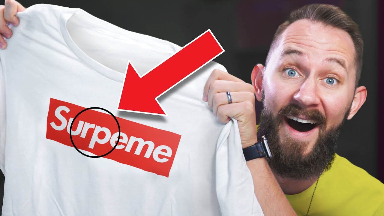 ⁣10 Counterfeit SUPREME Products!