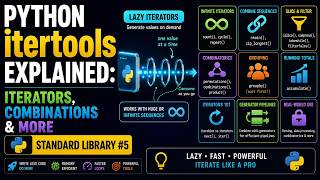 Python itertools Explained: Iterators, Combinations & More | Standard Library #5
