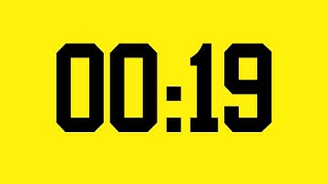 ⏱️19 seconds countdown timer 🟡⚫️