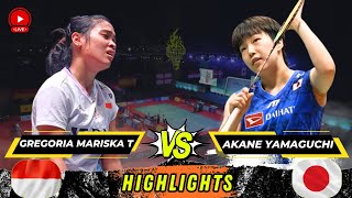 Badminton Gregoria Mariska vs Akane Yamaguchi Women's singles