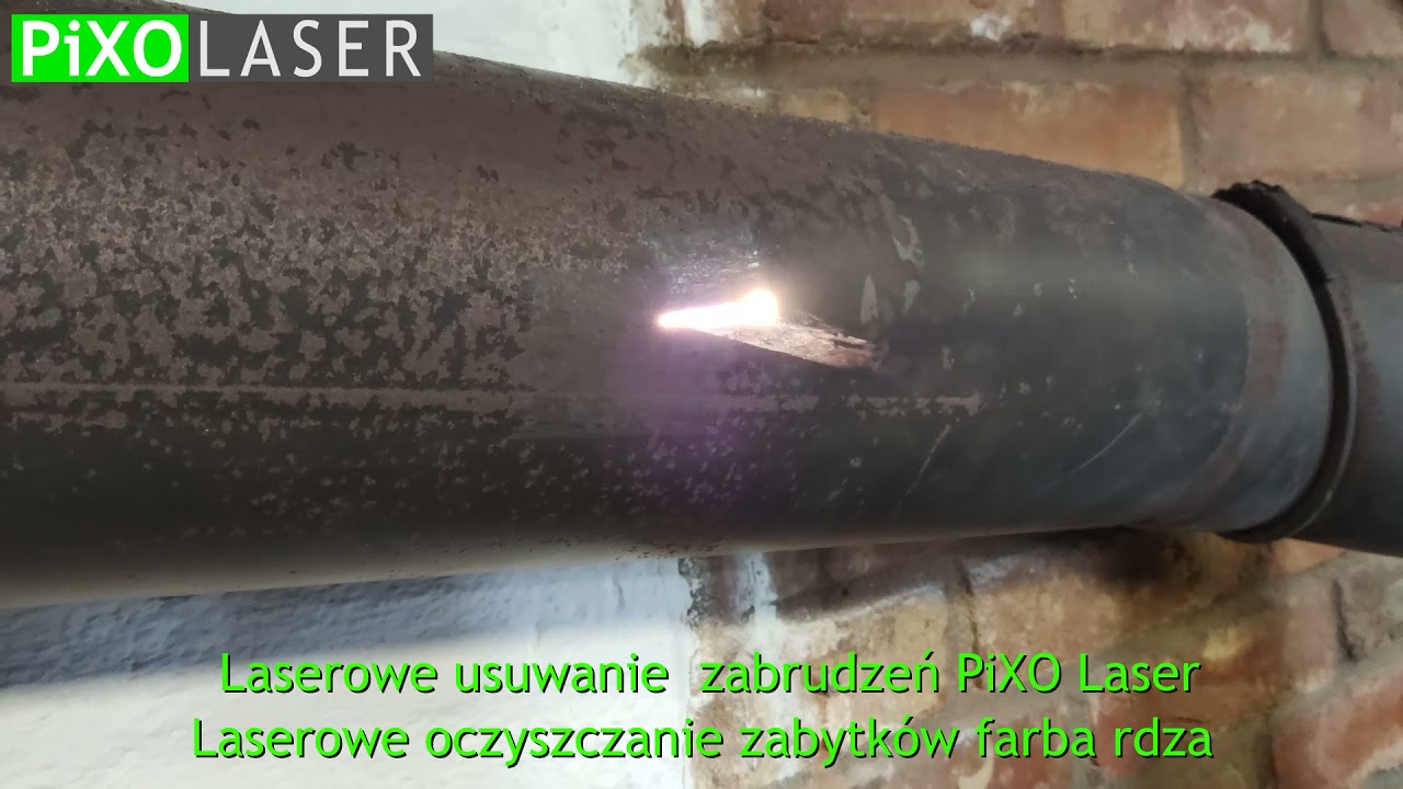 Laser czyszczący. Laserowe usuwanie farby, rdzy, czyszczenie.